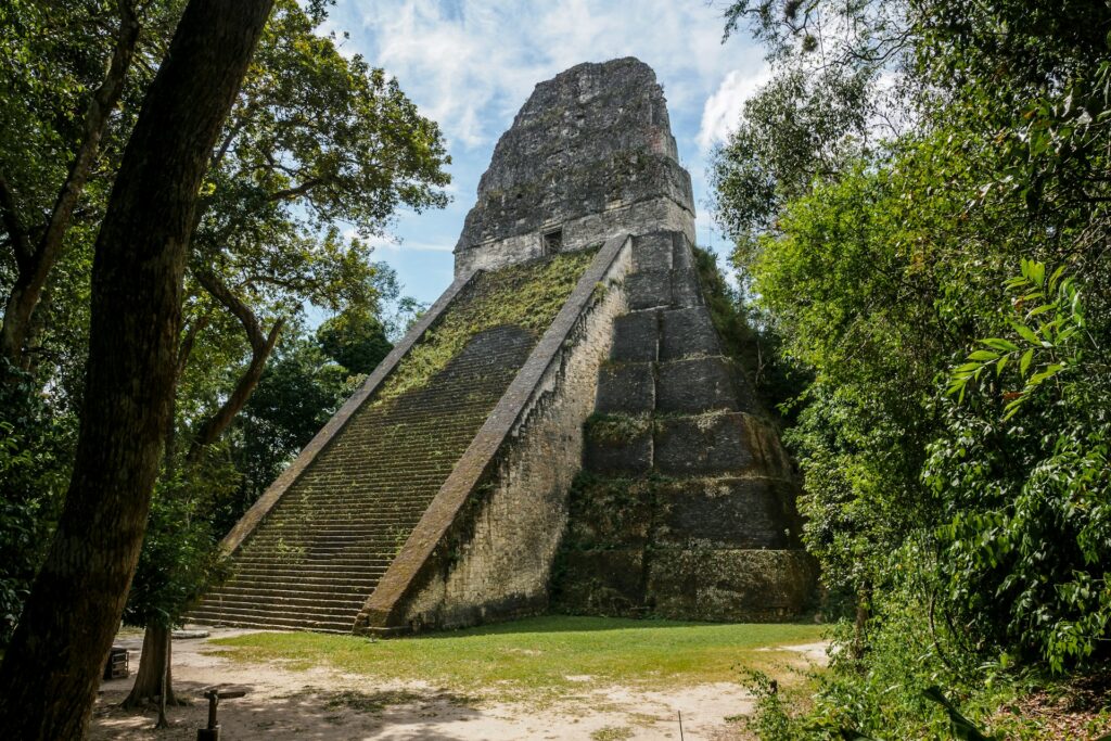 A pyramid in Tikal National Park