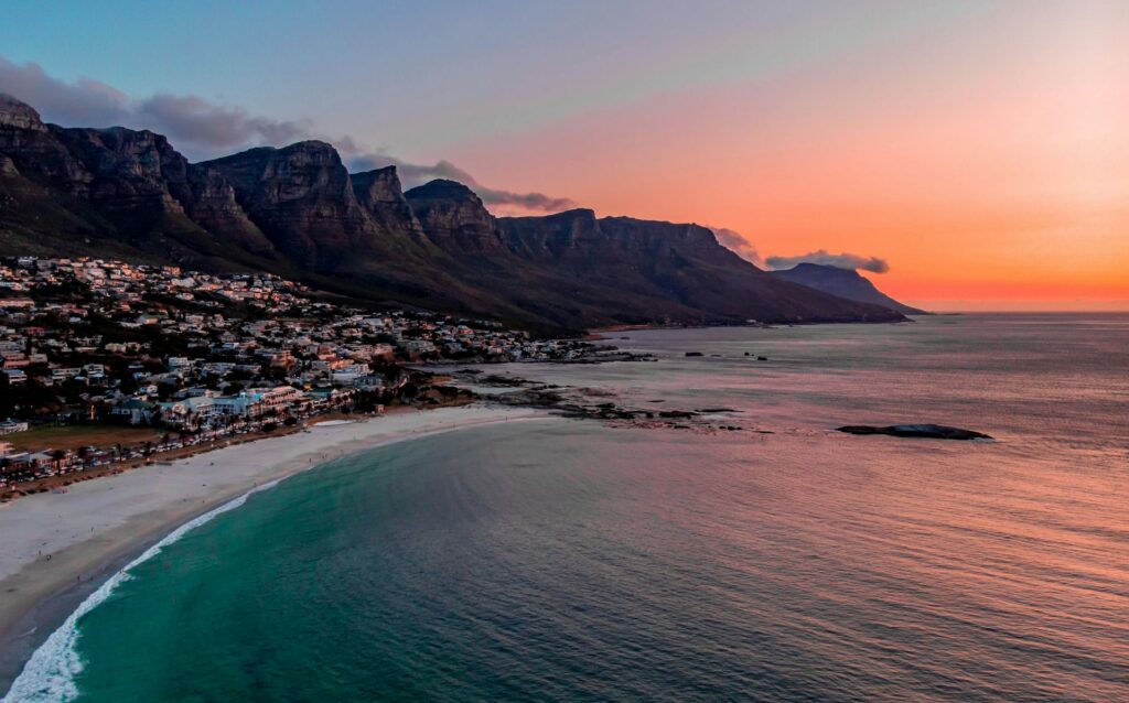 Camps Bay in Cape Town, South Africa